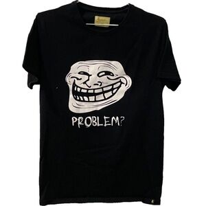 Bewakoof "Problem"‎ T-shirt; Black; Size M